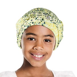 Alnorm Girls Satin Lined Turban Slumber Cap Slouchy Skull Hat Cotton Bonnet