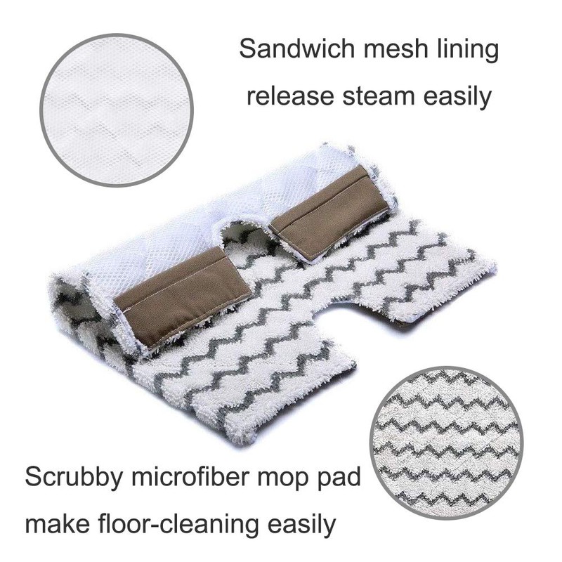 4 Pack S6003UK Pads Replacement Shark Steam Mop S6001UK S6003UK