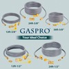 GASPRO 12 Feet 3/8" ID Natural Gas Hose, Low Pressure