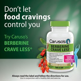 Caruso's Natural Health Berberine Crave Less 42 Tablets