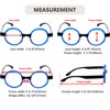 Eyekepper Round Reading Glasses for Women Retro Readers Eyeglasses -