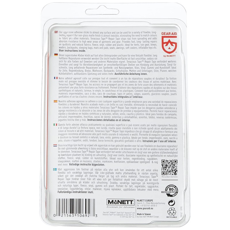 McNett - Tenacious Repair Tape, 50 x 7.5 cm