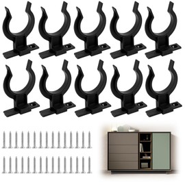 Kitchen Skirting Board Clips, Robust Strip Clips for Skirting Boards, Mounting Clips, Skirting Plate Holder for Kitchen Feet 32-36 mm, Kitchen Plinth Mounting, Easy to Assemble, Pack of 10