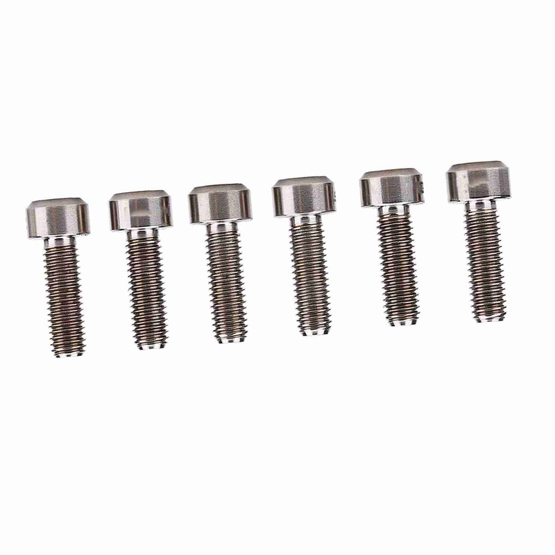 6pcs set M5*16mm Titanium Alloy Bike Fixed Stem Bolts For