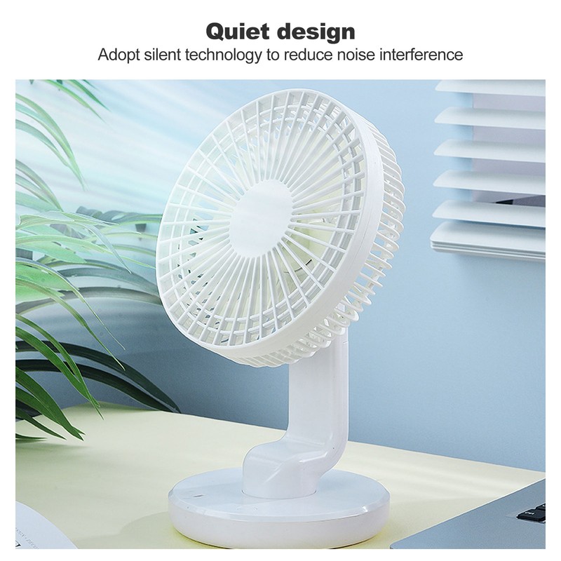 Small Desktop Fan USB Charging Adjustable Wind Speed 30 Degrees