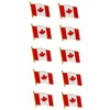10PCS Canadian Maple Leaf Flag Lapel Pins (10)