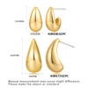 LILIE&WHITE Gold Teardrop Earrings Set, Hypoallergenic & Tarnish-Resistant, 14K Gold-Plated