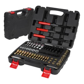 Jurtmy 61Pcs Thread Restorer Kit, Rethread Repair Tool, UNC, UNF & MetricThread Chaser Set with Thread Pitch Gauge, Repair or Reshape Damaged Threads on Bolts, Screws, or Nuts