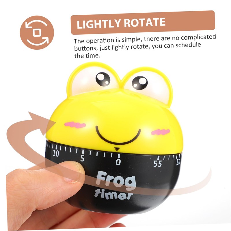 MAGICLULU Cartoon Kitchen Timer Mechanical Timer Device for Cooking Portable