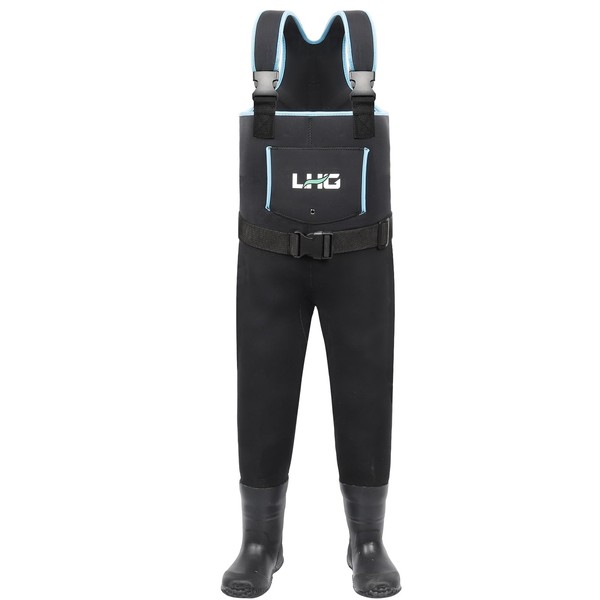 LHG Waders for Kids Waterproof Neoprene Chest Waders Insulated Hunting