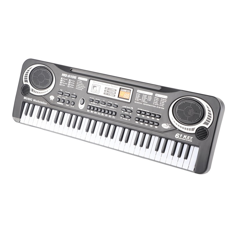 61‑Key Electric Digital Key Board Piano Musical Instruments Kids Toy