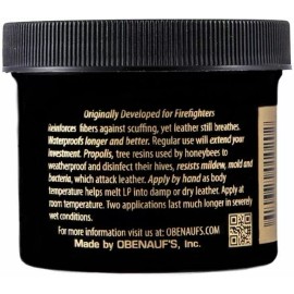 OBENAUF'S HEAVY DUTY LP LEATHER PRESERVATIVE , 8 OZ. JAR - BRAND NEW