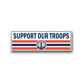 United States Army National Guard Support Our Troops Decal Sticker 9"
