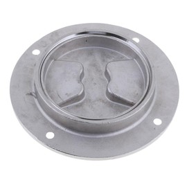 3.3"(107mm) /4.3"(107mm) Boat 316 Stainless Steel Screw-in (Out) Deck Plate Waterproof/Access Cover/Deck Plate/Hatch Cover,Marine Hardware Fittings with Fasterners (Inside Diameter: 3.3"(83mm))