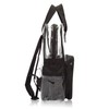 DALIX Small Clear Backpack Bag in Black
