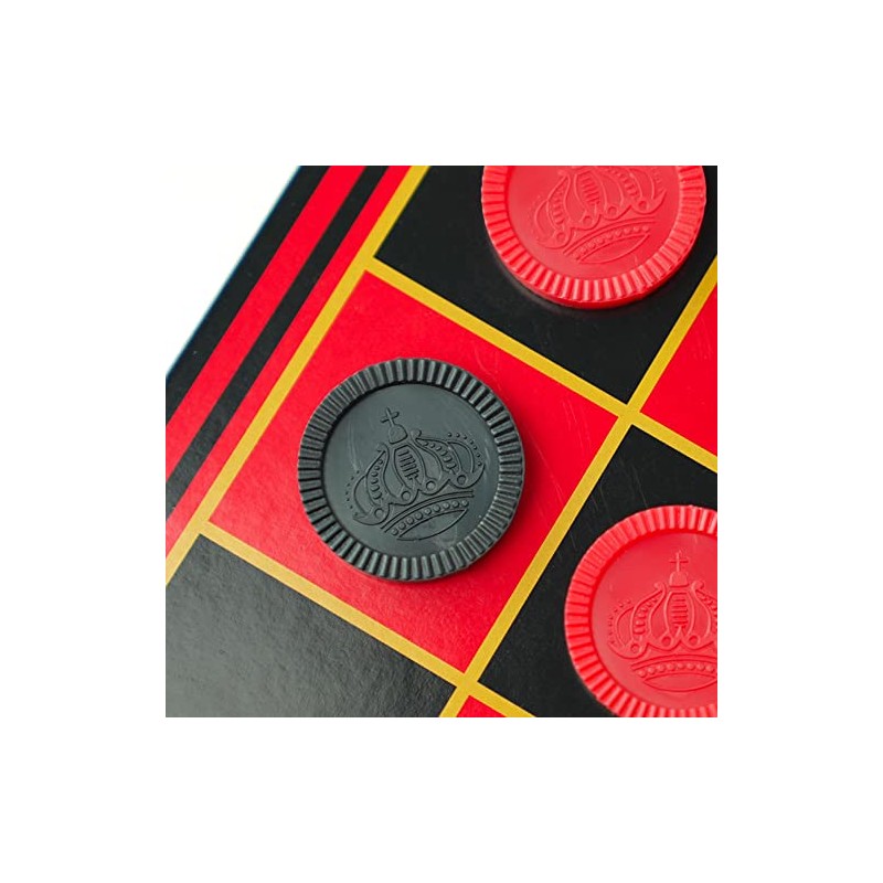 Cannon Sports Checkers Replacement Pieces - 24 Pack Checkers Pieces