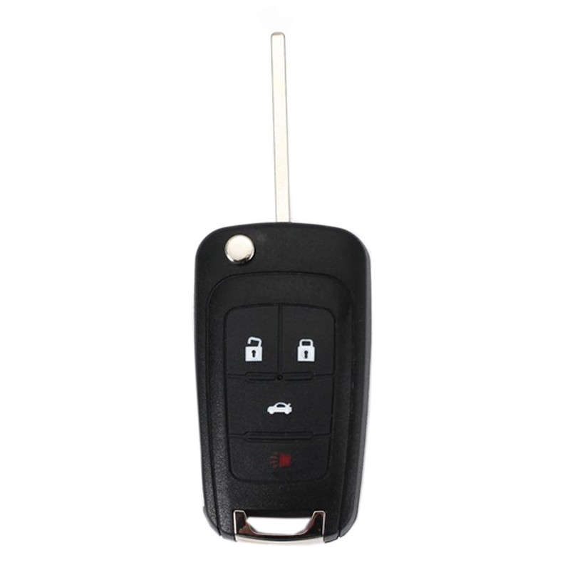 4 Buttons Keyless Remote Flip Car Key Fob Fit for