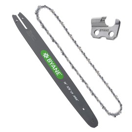 Byane 16-Inch Carbide Chainsaw Bar and Chain Combo for Stihl, 3/8" LP Pitch, .050" Gauge, 55 Drive Links, Fits Stihl MS170 MS180 MS211 MS210 021 MS180C