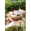 triangle Mincing Knife - 7” Stainless Steel Curved Double Blade