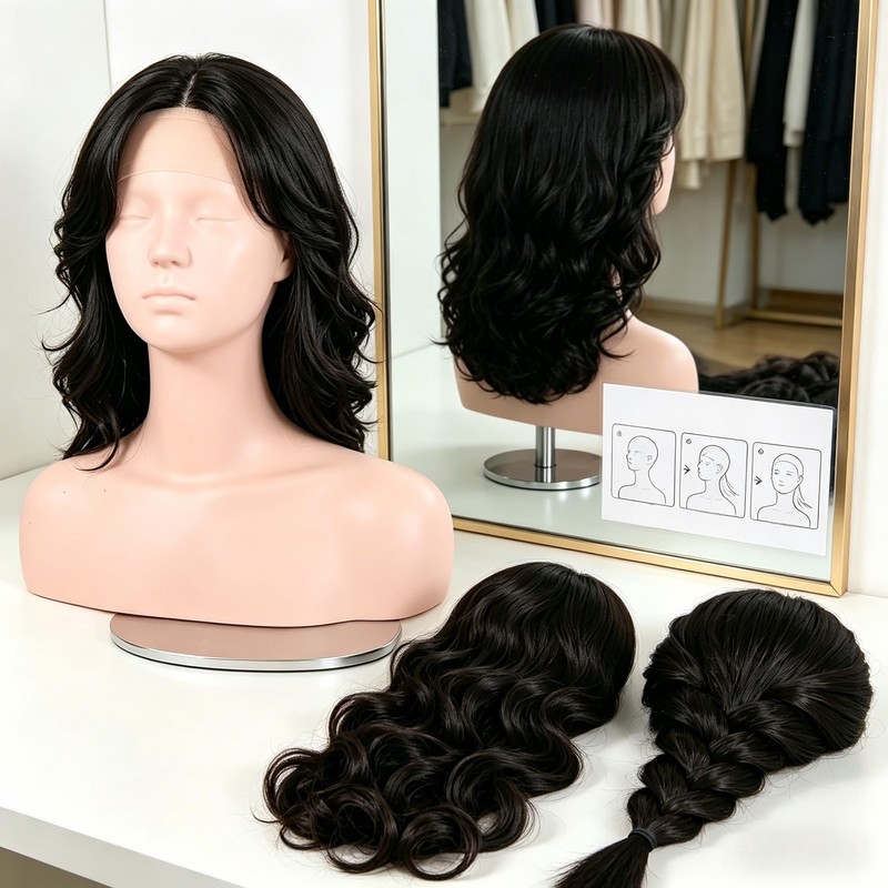 Joyzan Mannequin Head with Shoulders, Esthetician Cosmetology Makeup Head