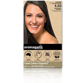 Aromaganic Permanent Hair Colour 4.02 Rich Cocoa Chestnut