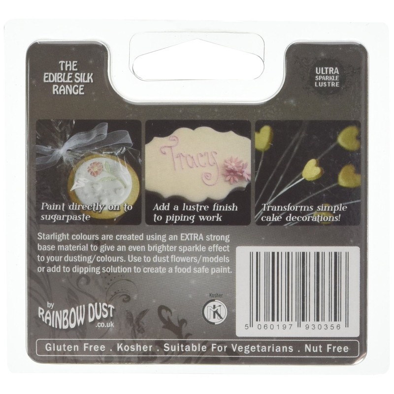Rainbow Dust Edible Silk Starlight Silver Saturn Loose Pot 3
