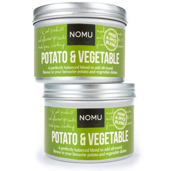 NOMU Potato & Vegetable Blend (4.23 oz | 2-pack) | MSG & Gluten Free, Non-GMO, Non-Irriadiated