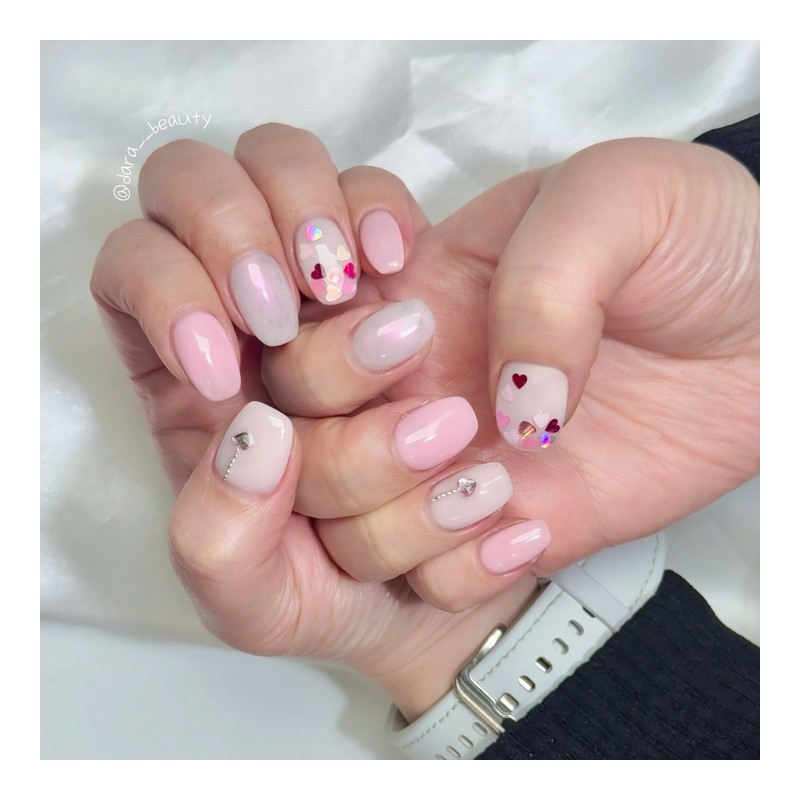 Dara Beauty March 2025 Art of the MonthHeart Glitter❣ -