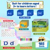 Meetory Alphabet Learning Pocket Chart - 41x28.3in Alphabet Wall Chart