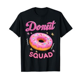 Donut Squad Cute Donut Sprinkle Lover Birthday Girls Party T-Shirt