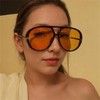 Willochra - Gafas de sol vintage de gran tamaño para