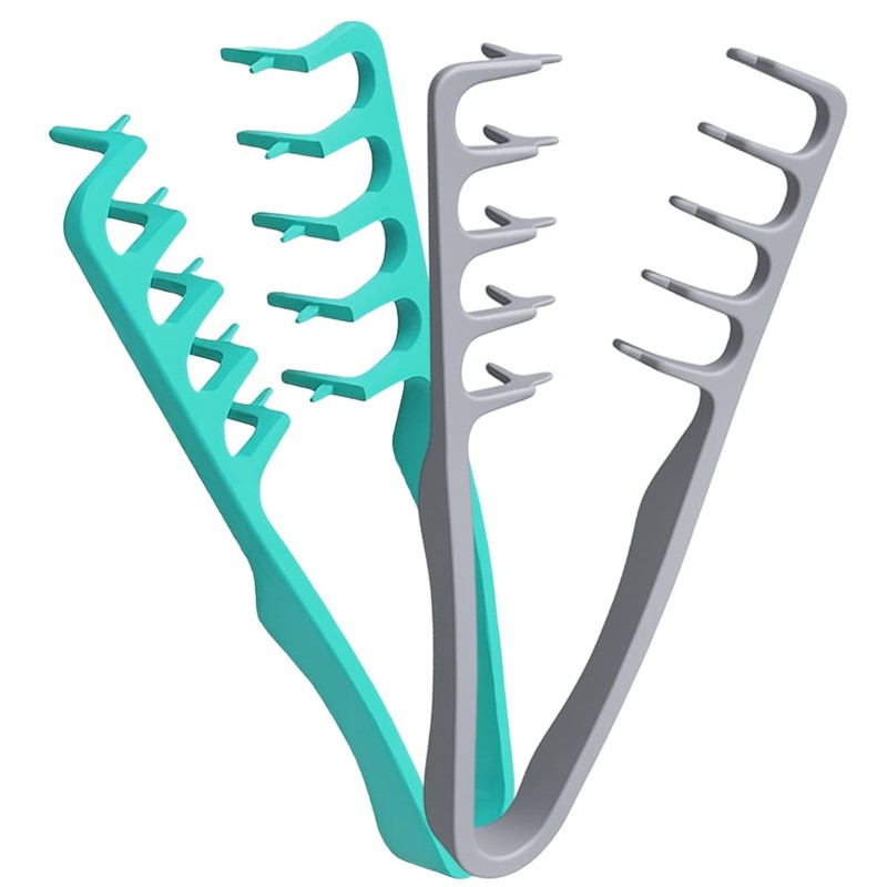 IWIDYA 2 Pezzi Pettine Denti Larghi per Texture - styling