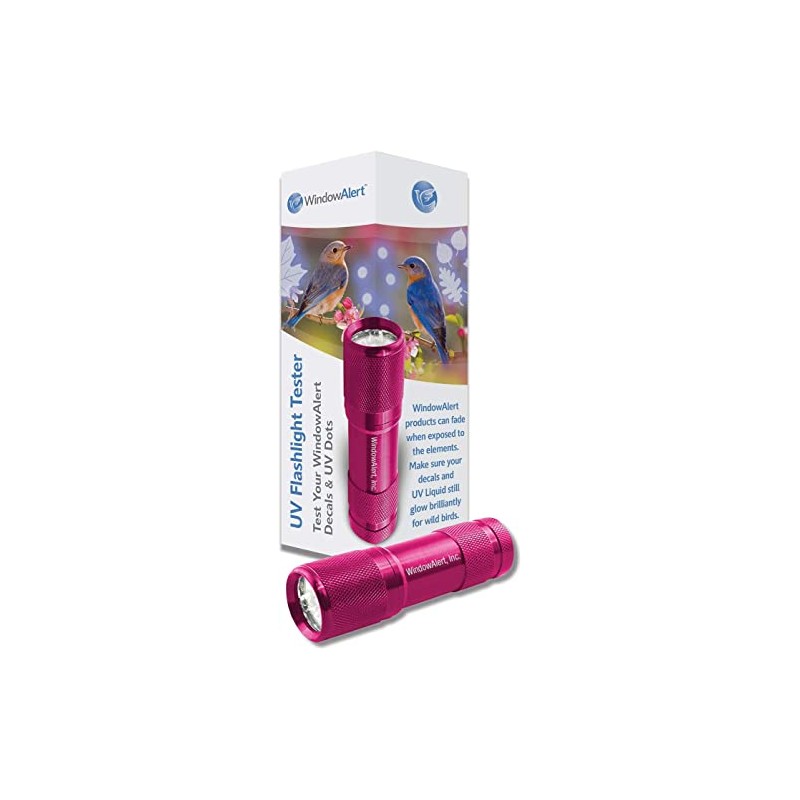 WINDOWALERT UV Flashlight Tester - 395 Nanometer LED Black Light
