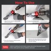 VLOXO Sheet Metal Cutter Drill Attachment Compatible with Multiple Models