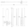 Collapsible Flamethrower Grass Fires Machine Multifunctional Grass Blowtorch Extended Torch