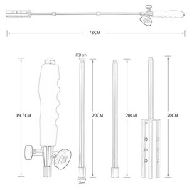 Collapsible Flamethrower Grass Fires Machine Multifunctional Grass Blowtorch Extended Torch Machine
