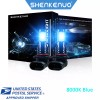 SHENKENUO 2Pcs 8000K Blue 9005 LED Headlight Bulbs High Low