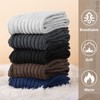 Mens Wool Socks for Winter Thick Warm Hiking Sock Soft