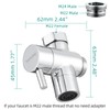 Tecmolog Brass Sink Valve Diverter Faucet Splitter for Kitchen or