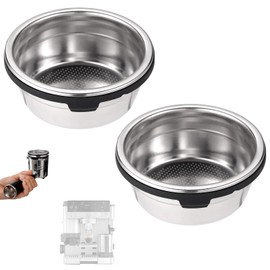 2pcs Double Cup Coffee Filter Basket for Ninja Luxe Cafe ES601 ES701