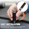 Sandfren 4PCS Carbon Fiber American Flag Car Lock Knobs, Vehicle