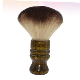 Outanaya Wooden Handle Hair Cutting Brush Soft Bristle Hair Brush for Cleaning and Styling Portable for Barbers for Fashion Random Color