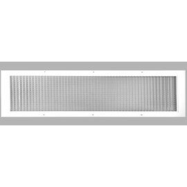 HVAC Premium 10" x 36" or 36" x 10" Cube Core Eggcrate Return Air Grille - Aluminum Rust Proof - HVAC Vent Duct Cover - White [Outer Dimensions: 12.75]