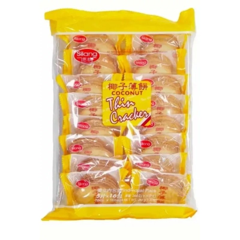 SILANG Coconut Thin Cracker coconut biscuit