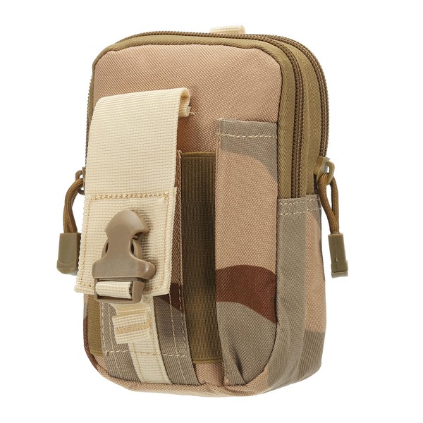 PATIKIL 17.5x11x6cm Dump Pouch, Folding Dump Waist Bag Roll-Up Drawstring