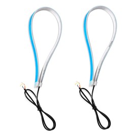 Tiras LED Secuenciales De 60CM Para Direccionales De Carro Pack De 2 Unidades De Alta Potencia Instalación Sencilla Y Flexible Aumenta La Seguridad Y El Diseño Moderno De Tu Vehículo (BLANCO)