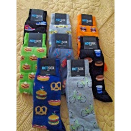 Hot Sox SALE  Brand New $96 8-Pair Men's Hot Sox Wardrobe Lot Shoe Sizes 6 to 12