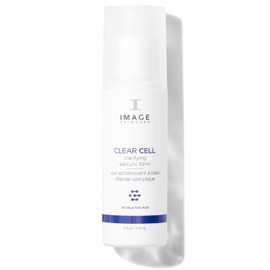 IMAGE Skincare, Clear Cell Clarifying Salicylic Tonic, Mattifying Toner for Pores, Redness and Light Exfoliation for Oily Prone Skin, 4 fl oz
