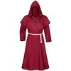 TOKYO REVENGERS Medieval Renaissance Monk Friar Priest Wizard Cloak Hooded