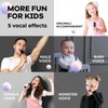 YLL Mini Karaoke Machine with 2 Wireless Microphones for Kids